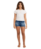 Billabong Sundown Bloom Ringer Tee in SALT CRYSTAL