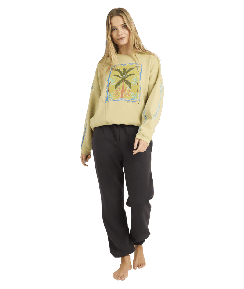 Billabong Wave Essentials Trackpant in OFF BLACK