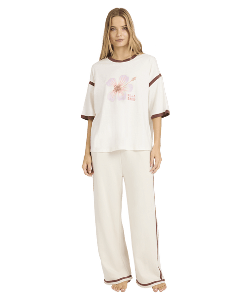 Billabong Back To It Trackpant in SALT CRYSTAL