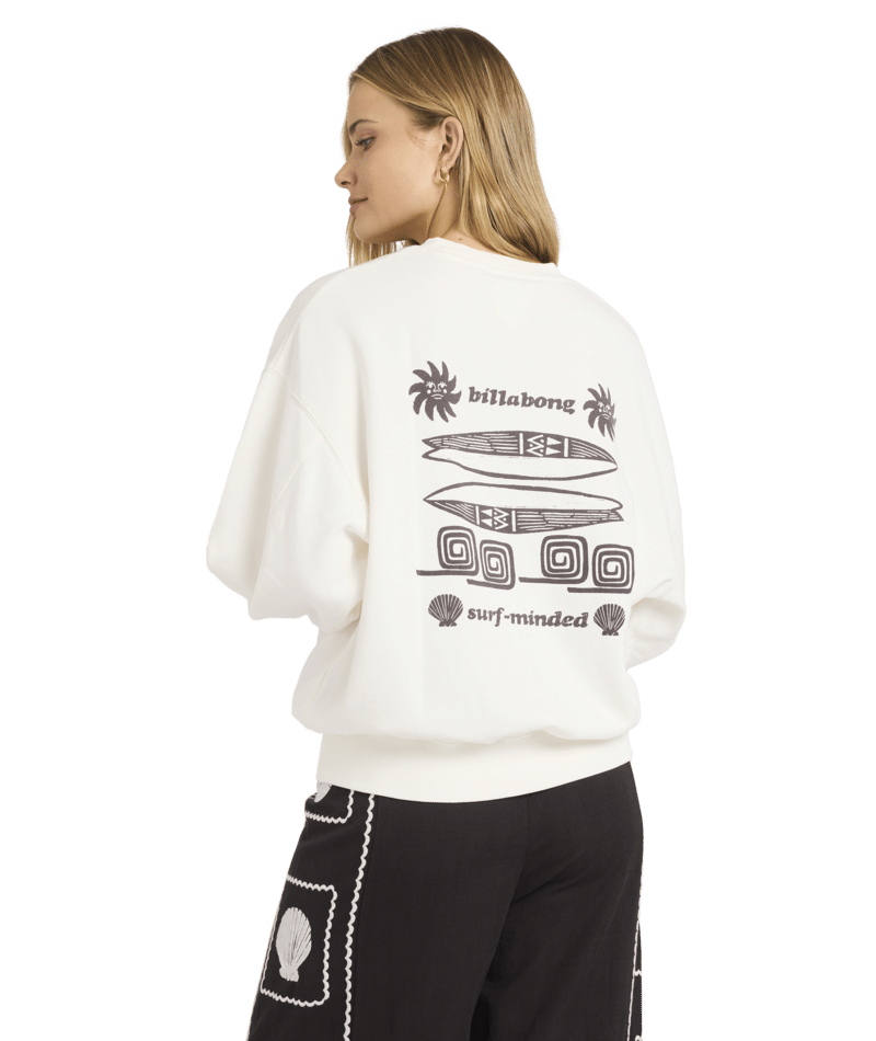 Billabong Sol Mate Kendal Crew in SALT CRYSTAL