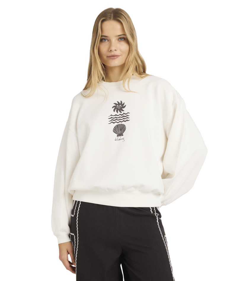 Billabong Sol Mate Kendal Crew in SALT CRYSTAL