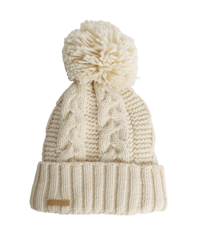 Billabong Cozy Up Beanie in WHITE CAP