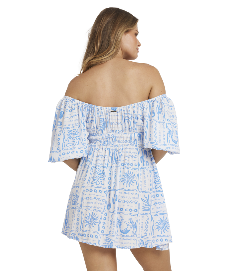 Billabong La Plage Dress in SALT CRYSTAL
