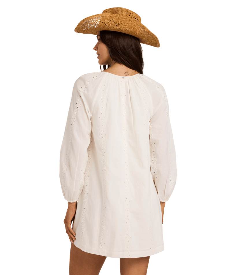 Billabong Sweet Solace Mini Dress in SALT CRYSTAL