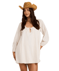 Billabong Sweet Solace Mini Dress in SALT CRYSTAL