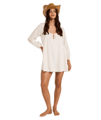 Billabong Sweet Solace Mini Dress in SALT CRYSTAL