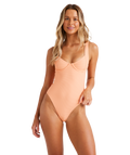 Billabong Tanlines Chloe 1pc in PEACH TART