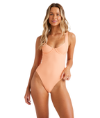 Billabong Tanlines Chloe 1pc in PEACH TART