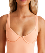 Billabong Tanlines Chloe 1pc in PEACH TART