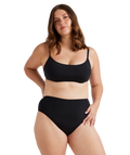 Billabong Sol Searcher Mia Dd Bralette in BLACK PEBBLE