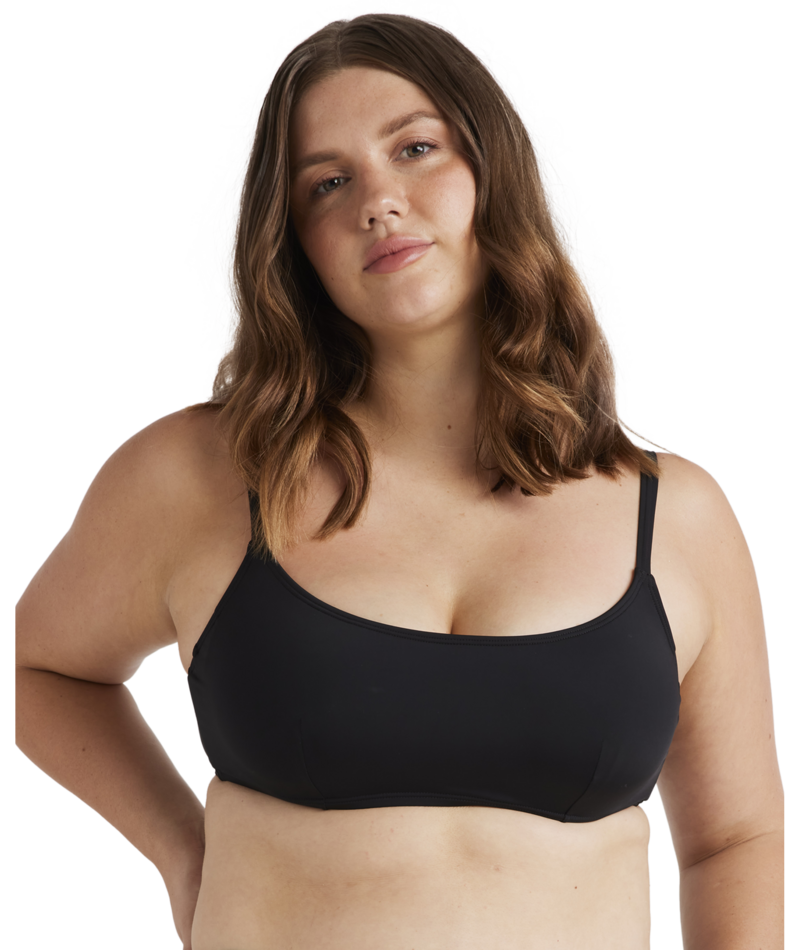 Billabong Sol Searcher Mia Dd Bralette in BLACK PEBBLE