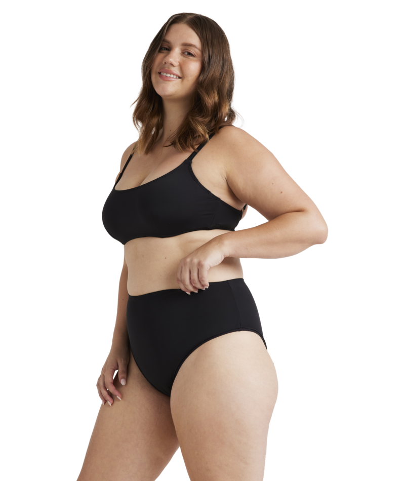 Billabong Sol Searcher Mia Dd Bralette in BLACK PEBBLE