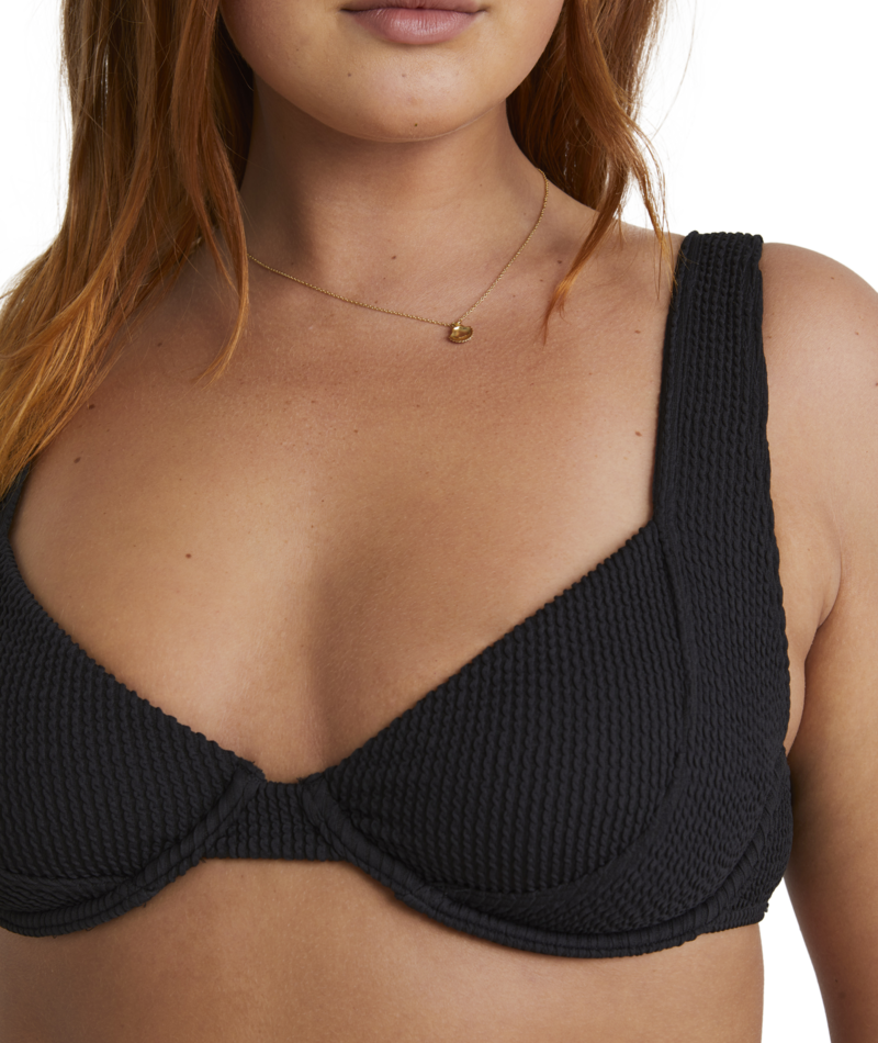 Billabong Summer High Chloe Bra in BLACK SANDS