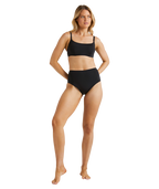 Billabong Sol Searcher Hi Retro Pant in BLACK PEBBLE