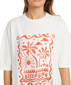 Billabong Coco Palm Tee in SALT CRYSTAL