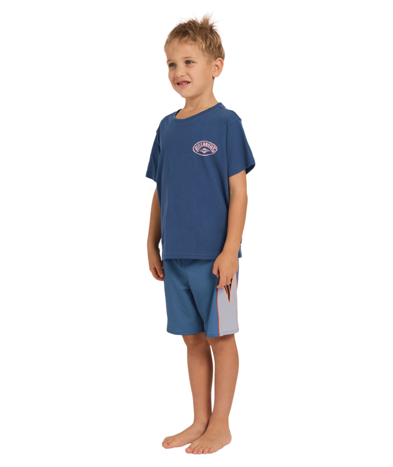 Billabong Groms Reverse Ss in DARK DENIM