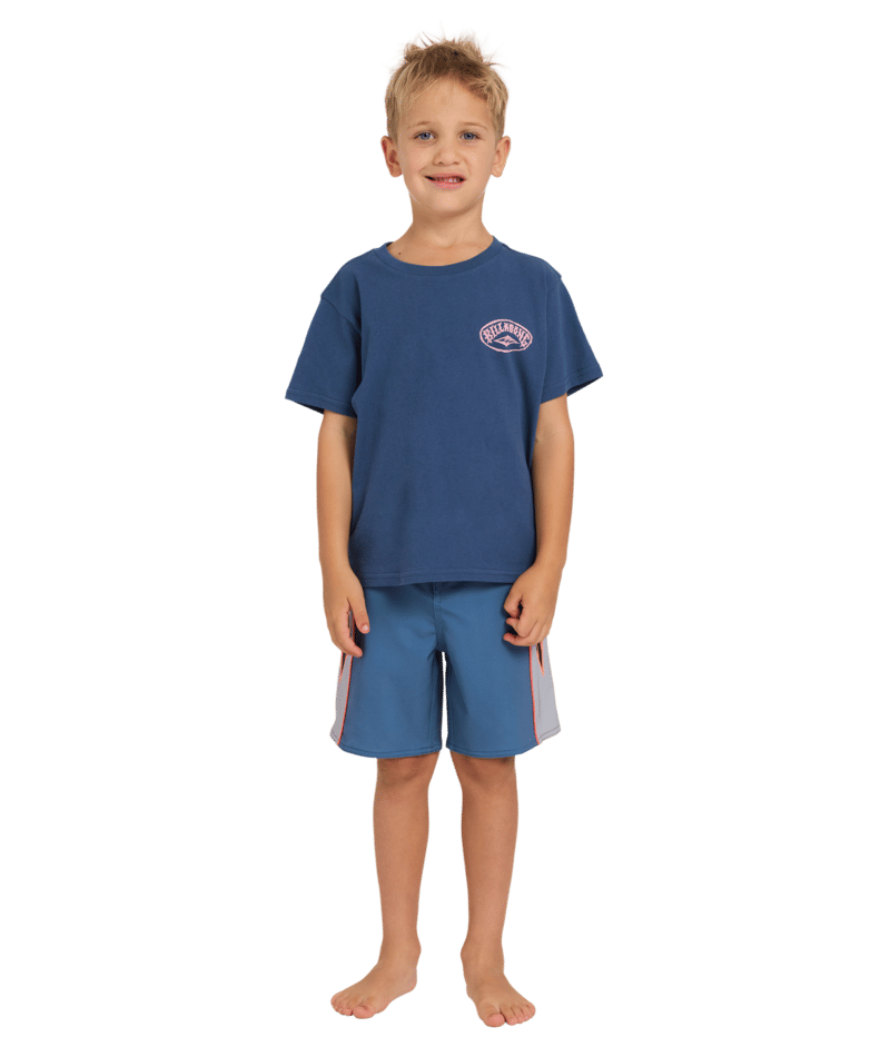 Billabong Groms Reverse Ss in DARK DENIM