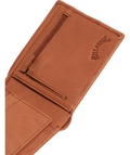 Billabong Dimension 2in1 Leather Wallet in TAN