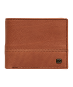 Billabong Dimension 2in1 Leather Wallet in TAN