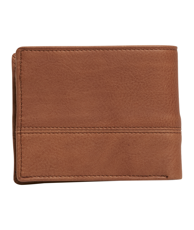 Billabong Dimension 2in1 Leather Wallet in TAN