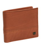 Billabong Dimension 2in1 Leather Wallet in TAN