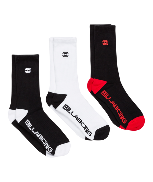 Billabong Bracket Wave 3 Pack in MULTI