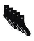 Billabong Sport Socks 5 Pack in BLACK