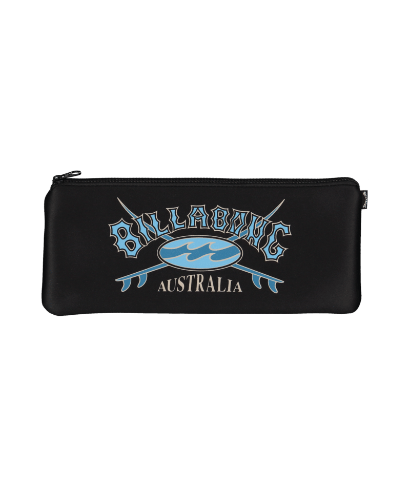 Billabong Large Pencil Case in BLACK
