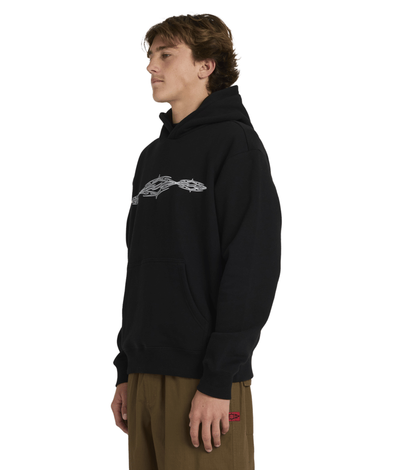 Billabong Triple Up Pop Hood in BLACK