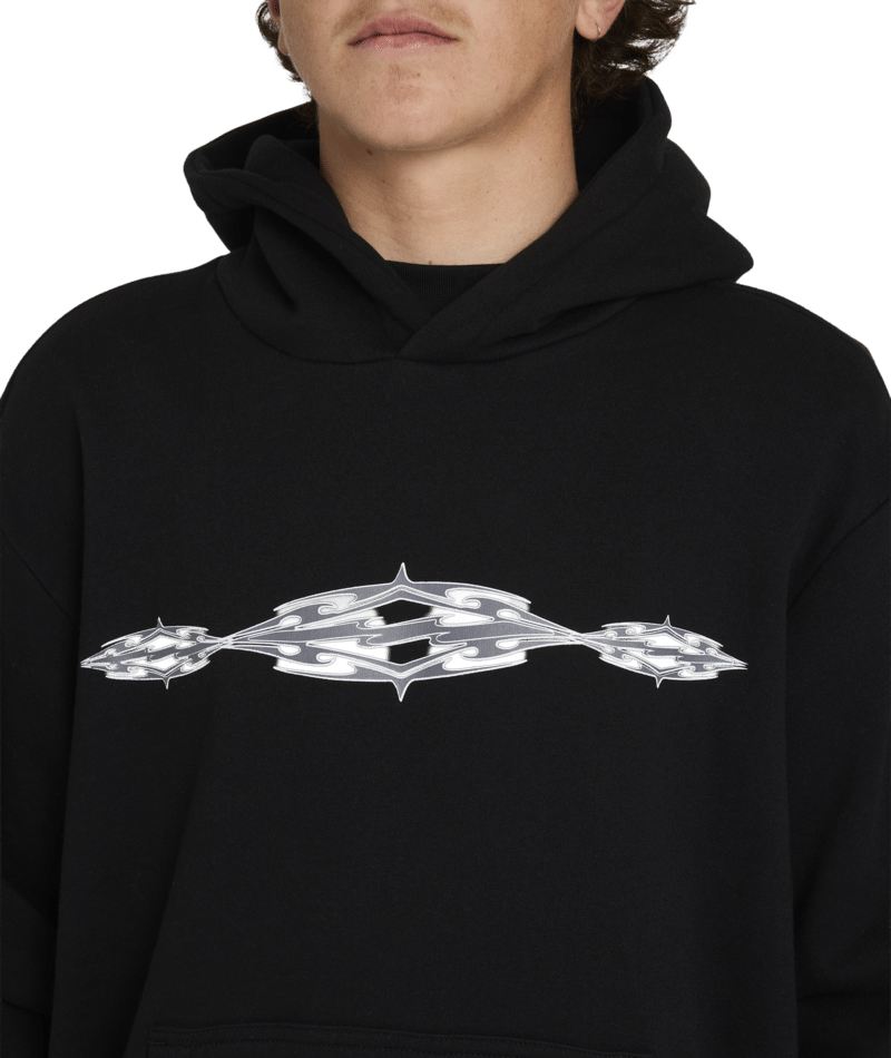 Billabong Triple Up Pop Hood in BLACK