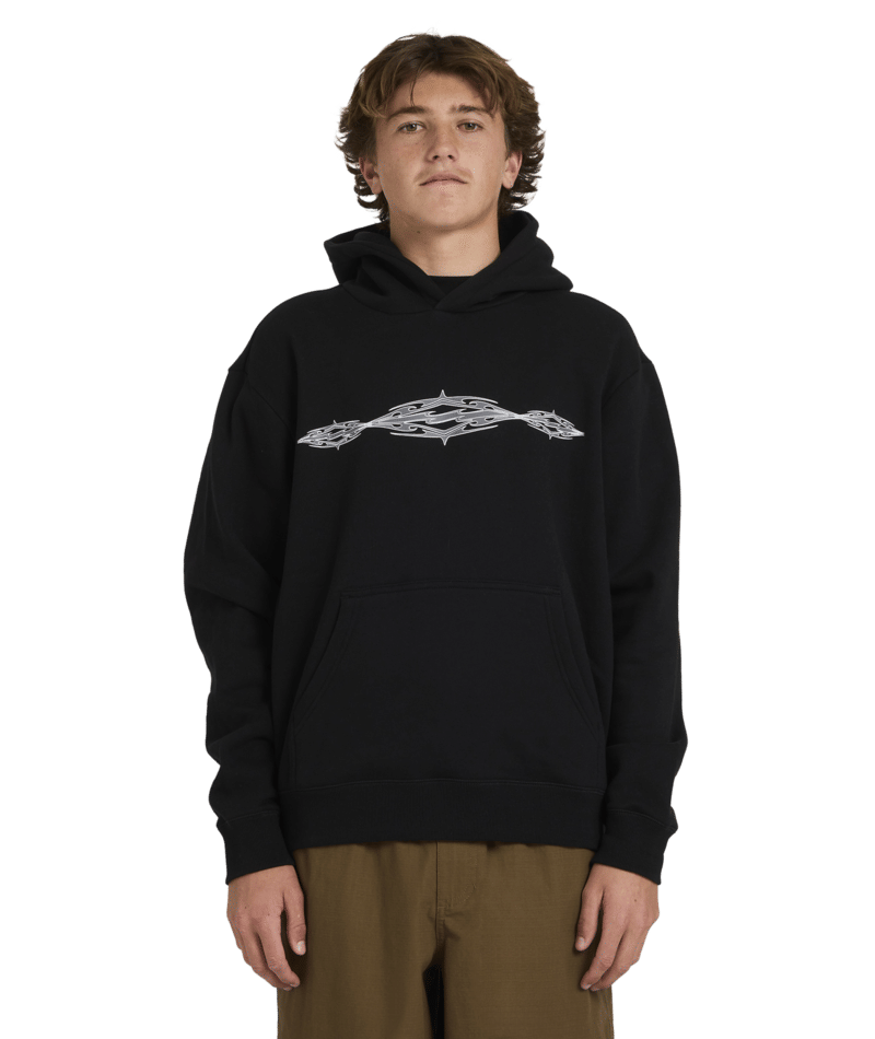 Billabong Triple Up Pop Hood in BLACK