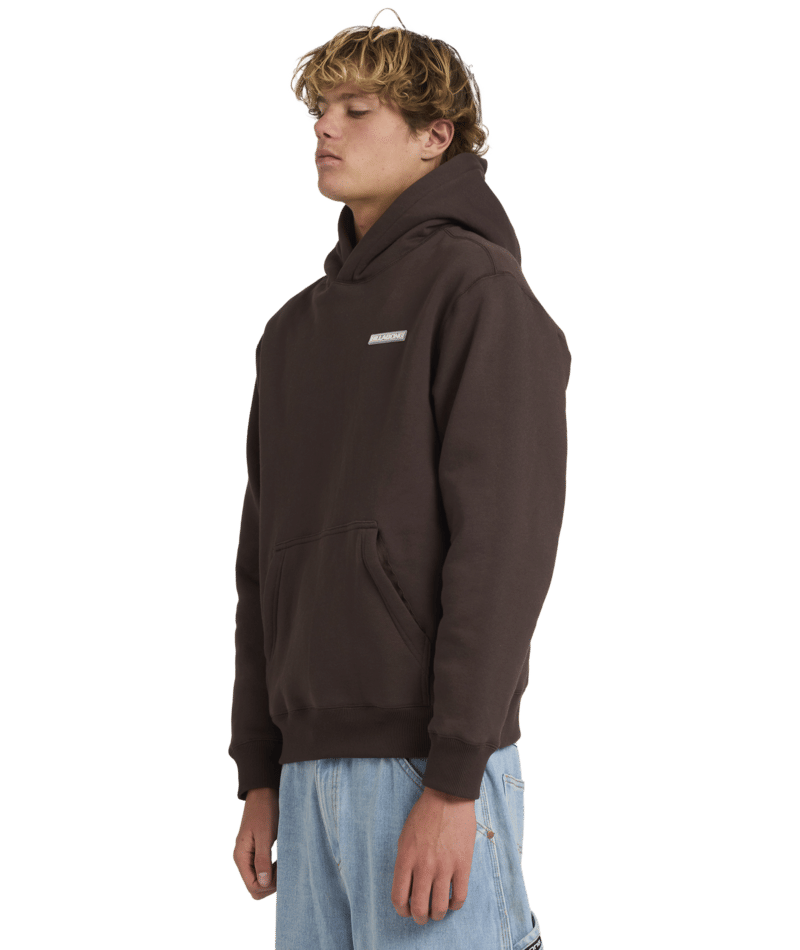 Billabong Adiv Slant Pop Hood in CHOCOLATE