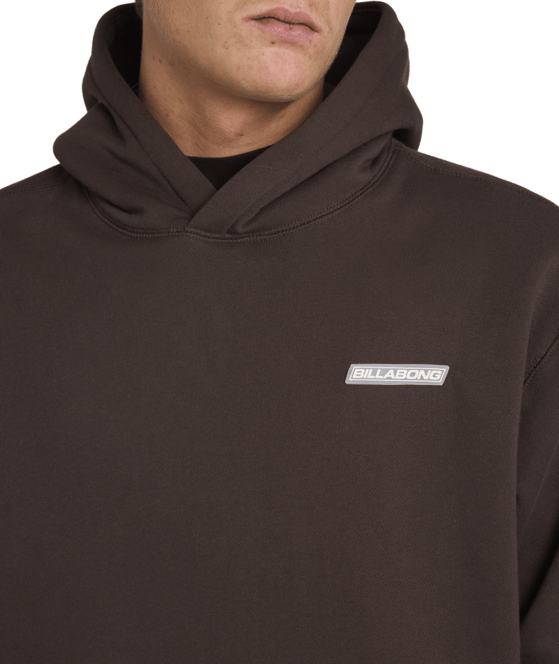 Billabong Adiv Slant Pop Hood in CHOCOLATE