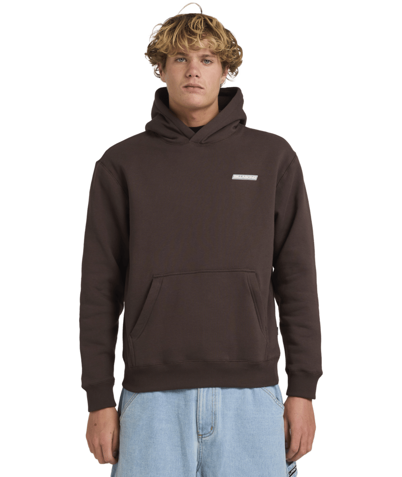Billabong Adiv Slant Pop Hood in CHOCOLATE