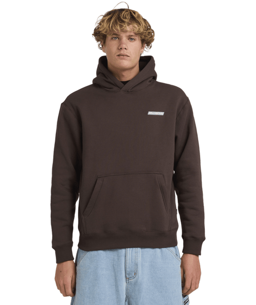 Billabong Adiv Slant Pop Hood in CHOCOLATE