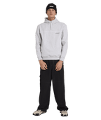 Billabong Adiv Mock Pop Hood in LIGHT GREY HEATHER