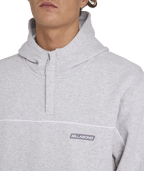Billabong Adiv Mock Pop Hood in LIGHT GREY HEATHER