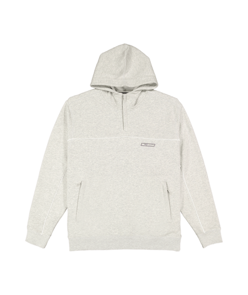Billabong Adiv Mock Pop Hood in LIGHT GREY HEATHER