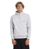 Billabong Adiv Mock Pop Hood in LIGHT GREY HEATHER