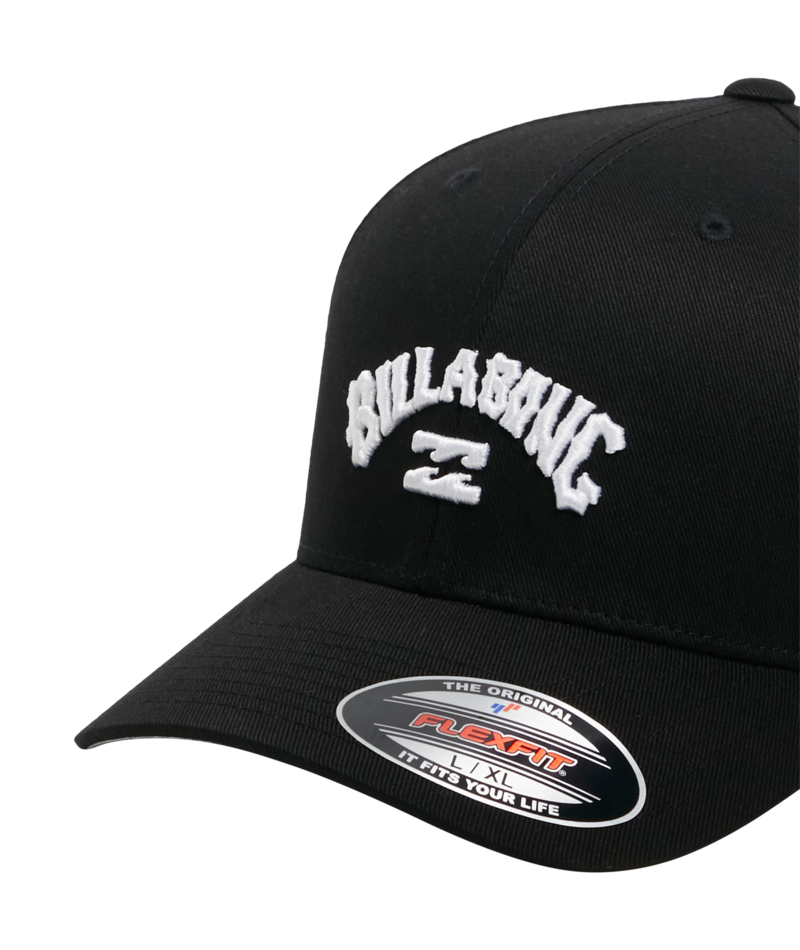 Billabong Arch Flexfit Cap in BLACK