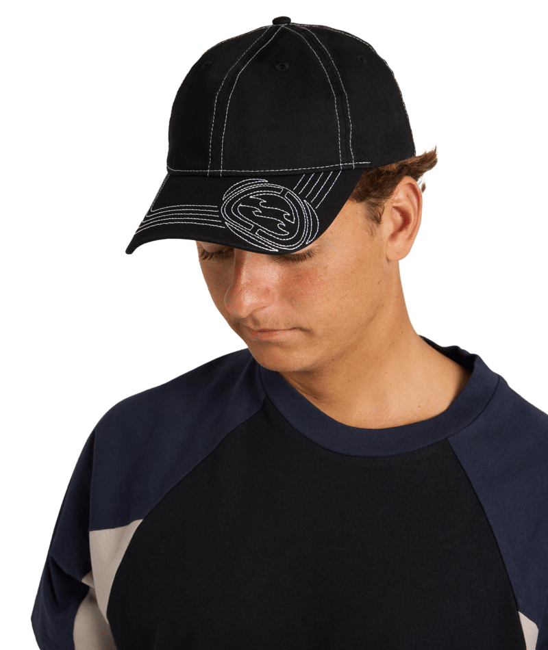 Billabong Spec Bio Wave Lad Cap in BLACK