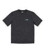 Billabong Shoreline Lf Ss in BLACK HEATHER