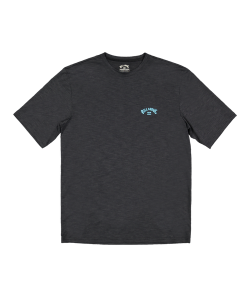 Billabong Shoreline Lf Ss in BLACK HEATHER