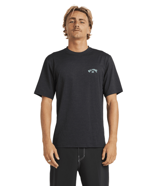 Billabong Shoreline Lf Ss in BLACK HEATHER