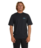 Billabong Shoreline Lf Ss in BLACK HEATHER