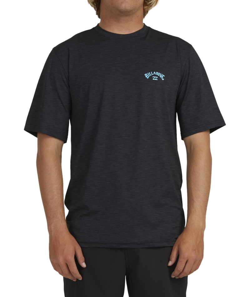 Billabong Shoreline Lf Ss in BLACK HEATHER