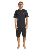 Billabong Shoreline Lf Ss in BLACK HEATHER
