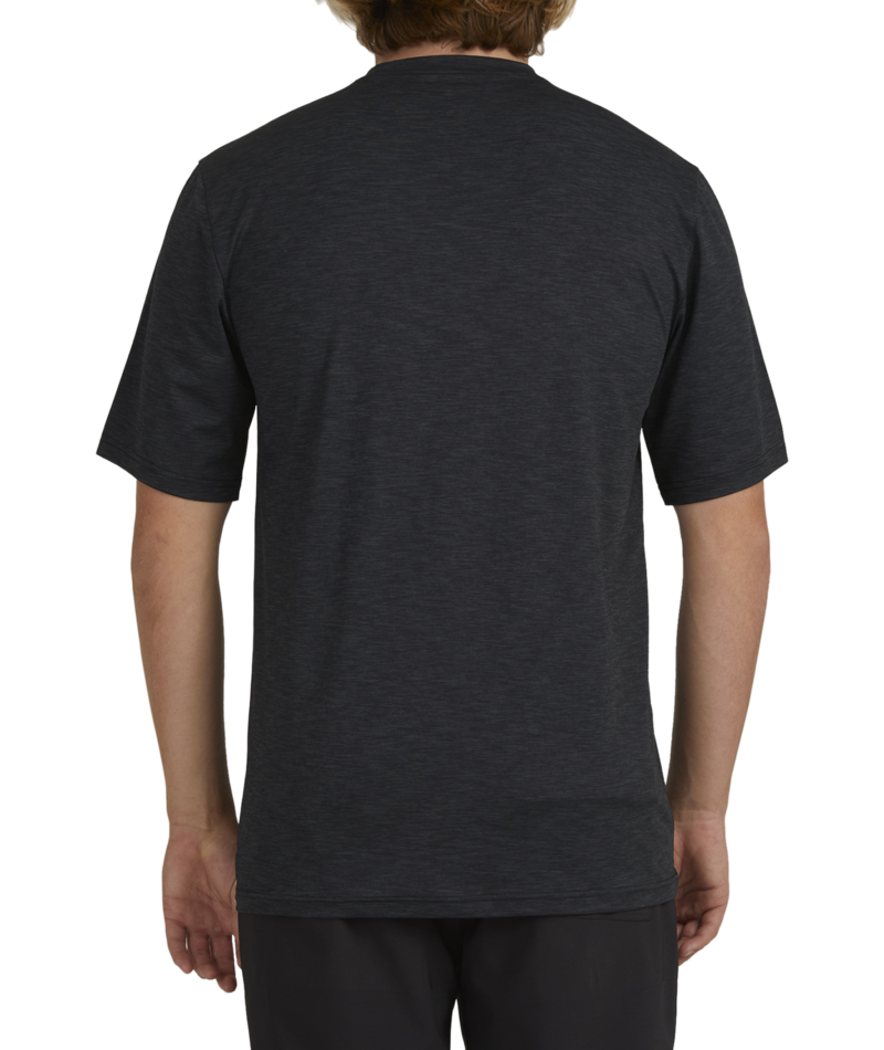 Billabong Shoreline Lf Ss in BLACK HEATHER