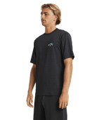 Billabong Shoreline Lf Ss in BLACK HEATHER