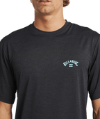 Billabong Shoreline Lf Ss in BLACK HEATHER